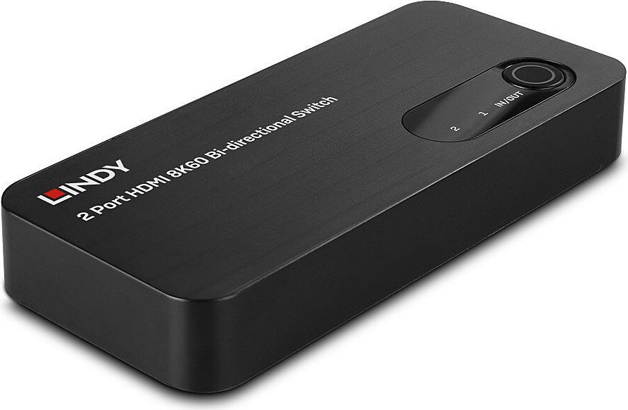 Lindy 2 Port HDMI 8K60 Bidirektionaler Switch Zum Umschalten zwischen zwei 8K HDMI-Quellen, die mit einem 8K Display verbunden sind, oder zwei 8K Displays, die mit einem 8K Quellgerät verbunden sind (38339) Lindy 2 Port HDMI 8K60 Bidirektionaler Switch Zum Umschalten zwischen zwei 8K HDMI-Quellen, die mit einem 8K Display verbunden sind, oder zwei 8K Displays, die mit einem 8K Quellgerät verbunden sind (38339) von Lindy