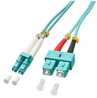 Lindy 2.0m OM3 LC - SC Duplex InfiniBand/Glasfaserkabel 2 m Türkis Lindy 2.0m OM3 LC - SC Duplex InfiniBand/Glasfaserkabel 2 m Türkis von Lindy