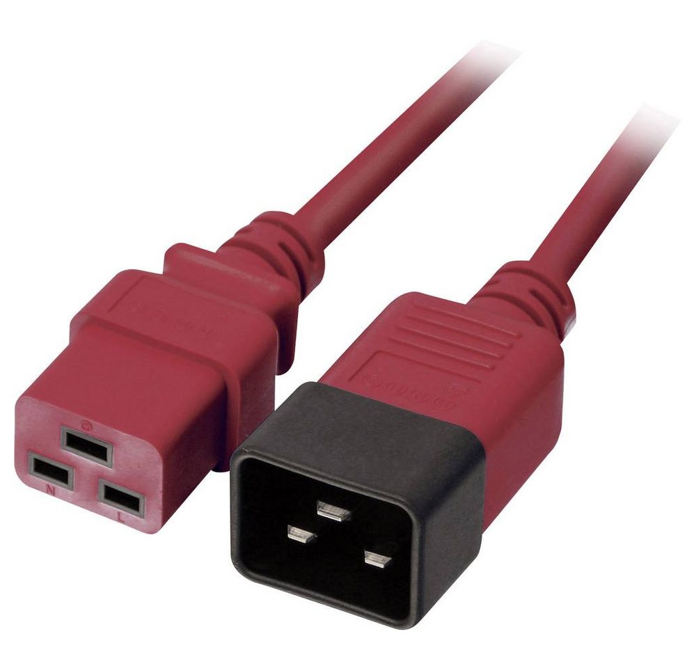 Lindy 2m IEC C19 auf IEC C20 Verlängerung Computer-Kabel von Lindy