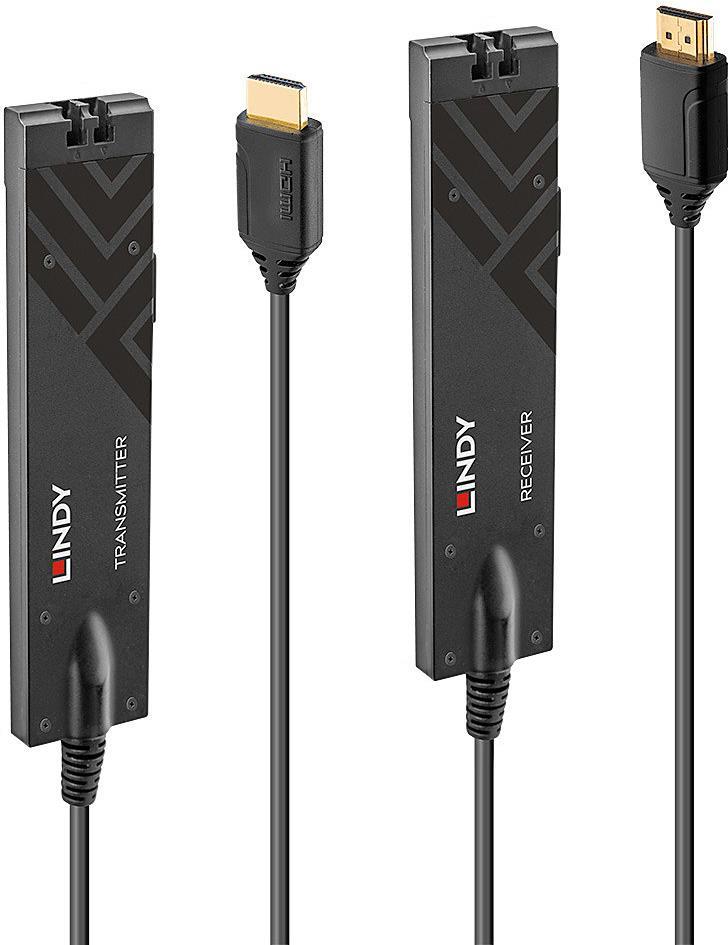 Lindy 300m Fibre Optic HDMI 18G Extender HDMI Transceiver wandelt HDMI in optische Signale und überträgt diese über Längen bis 300m, Transmitter- und Receivereinheit für Glasfaser Duplex LC Multimode Kabel OM3 (38179) Lindy 300m Fibre Optic HDMI 18G Extender HDMI Transceiver wandelt HDMI in optische Signale und überträgt diese über Längen bis 300m, Transmitter- und Receivereinheit für Glasfaser Duplex LC Multimode Kabel OM3 (38179) von Lindy