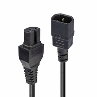 Lindy 30314 Stromkabel Schwarz 2 m C14-Koppler C15-Koppler Lindy 30314 Stromkabel Schwarz 2 m C14-Koppler C15-Koppler von Lindy