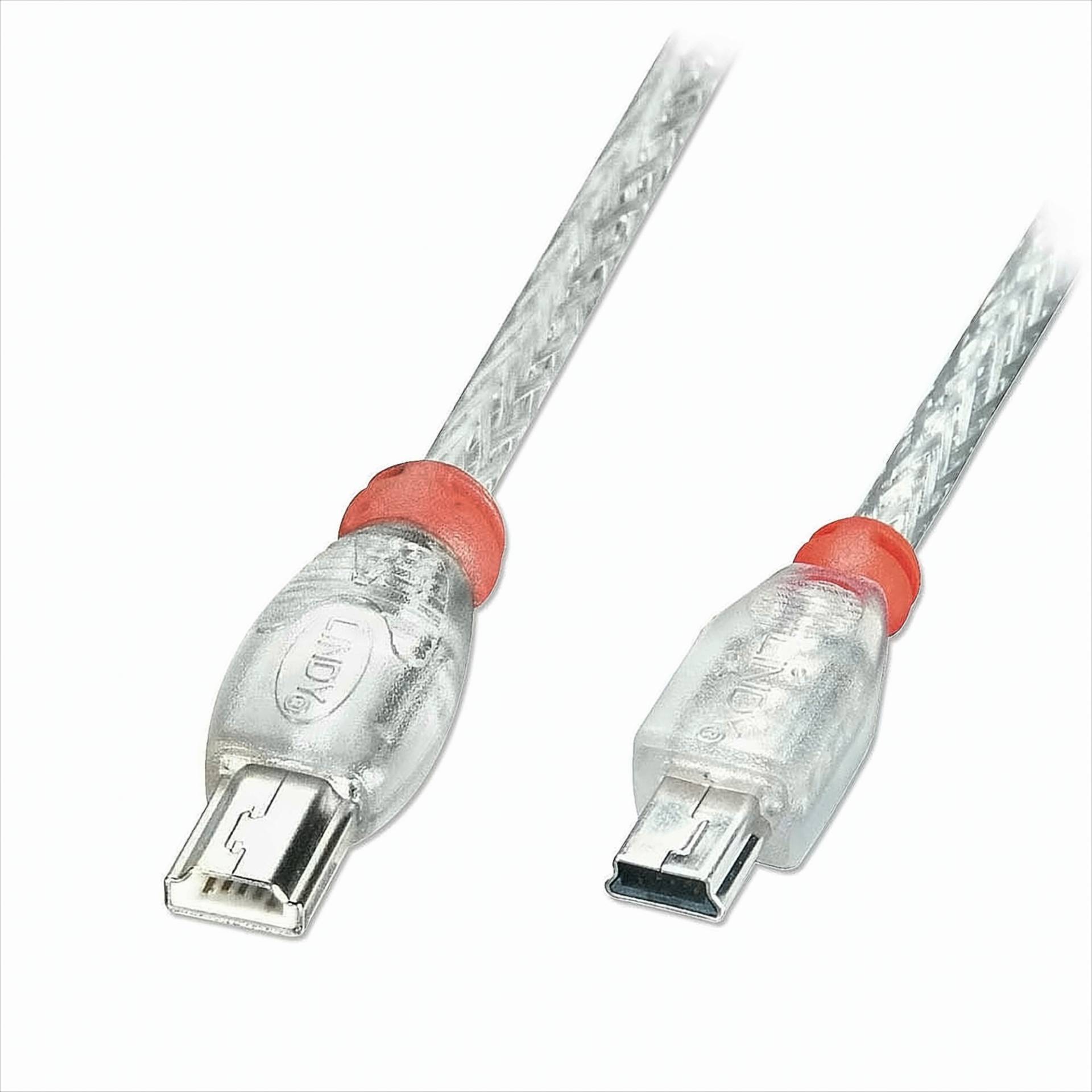 Lindy 31633 USB 2.0 Kabel Typ Mini-A/Mini-B, 1m von Lindy