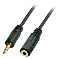 Lindy 35654 Audio-Kabel 5 m 3.5mm Schwarz von Lindy