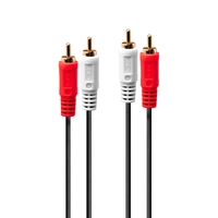 Lindy 35666 Audio-Kabel 20 m 2 x RCA Schwarz, Rot, Weiß Lindy 35666 Audio-Kabel 20 m 2 x RCA Schwarz, Rot, Weiß von Lindy