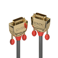 Lindy 36201 DVI-Kabel 1 m DVI-D Gold, Grau Lindy 36201 DVI-Kabel 1 m DVI-D Gold, Grau von Lindy