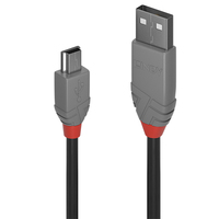 Lindy 36725 USB Kabel USB 2.0 5 m USB A Mini-USB B Schwarz Lindy 36725 USB Kabel USB 2.0 5 m USB A Mini-USB B Schwarz von Lindy
