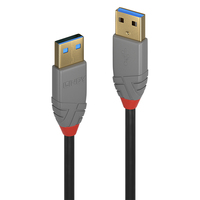 Lindy 36751 USB Kabel USB 3.2 Gen 1 (3.1 Gen 1) 1 m USB A Schwarz von Lindy