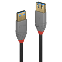 Lindy 36760 USB Kabel USB 3.2 Gen 1 (3.1 Gen 1) 0,5 m USB A Schwarz von Lindy