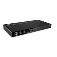 Lindy 39313 Tastatur/Video/Maus (KVM)-Switch Schwarz von Lindy