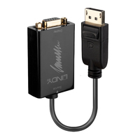 Lindy 41006 Videokabel-Adapter 0,15 m VGA (D-Sub) DisplayPort Schwarz von Lindy