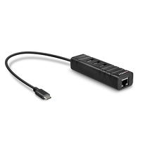 LINDY USB 3.1 Hub & Gigabit Ethernet Adapter USB Typ C von Lindy
