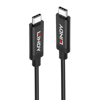 Lindy 43308 USB Kabel USB 3.2 Gen 2 (3.1 Gen 2) 5 m USB C Schwarz von Lindy