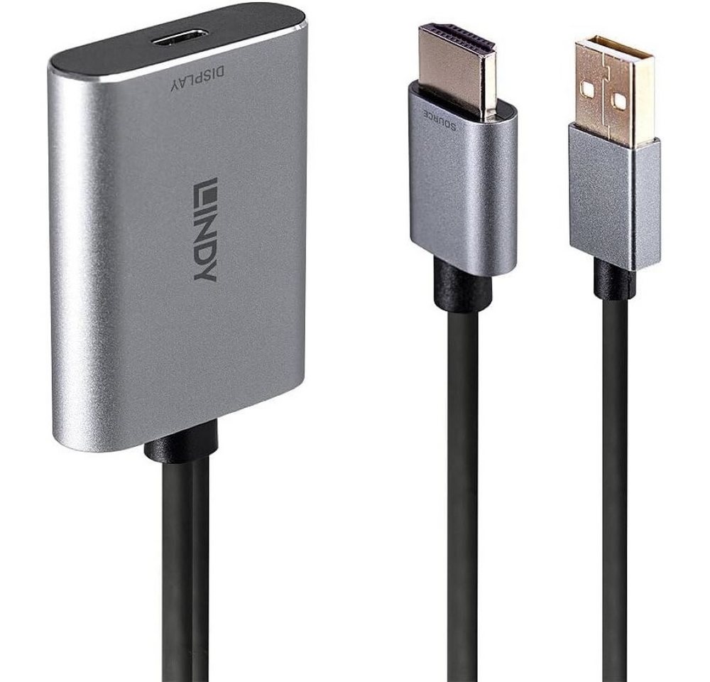 Lindy 43347 HDMI -> USB-C - Konverter - grau Medienkonverter Lindy 43347 HDMI -> USB-C - Konverter - grau Medienkonverter von Lindy