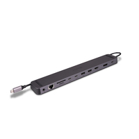 Lindy 43392 laptop-dockingstation & portreplikator Andocken USB 3.2 Gen 1 (3.1 Gen 1) Type-C Anthrazit von Lindy