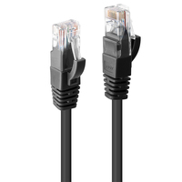 Lindy 48076 Netzwerkkabel Schwarz 0,5 m Cat6 U/UTP (UTP) von Lindy