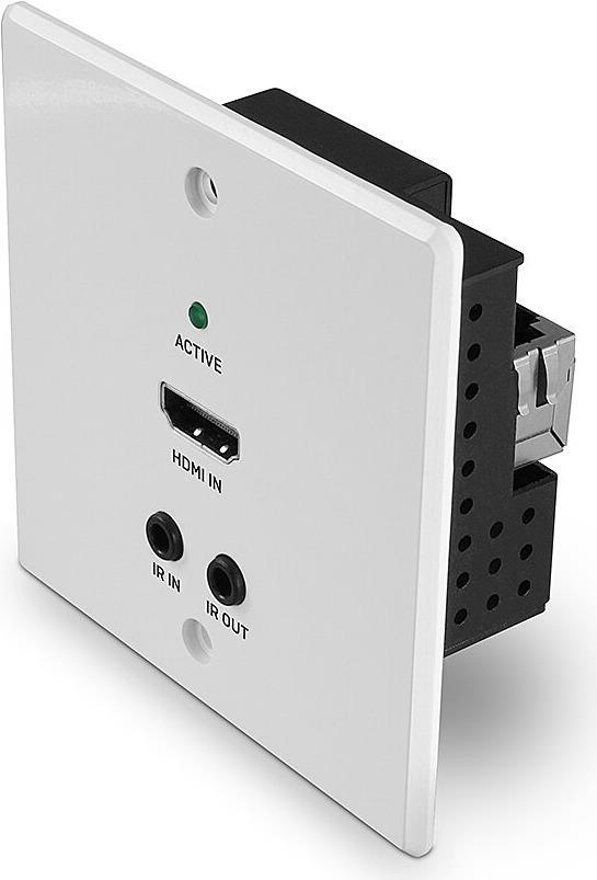 Lindy 70m Cat.6 HDMI 4K60, IR & RS-232 HDBaseT EU Wall Plate Extender, Transmitter Verlängert HDMI-Signale über HDBaseT auf Distanzen bis 70m (38348) von Lindy