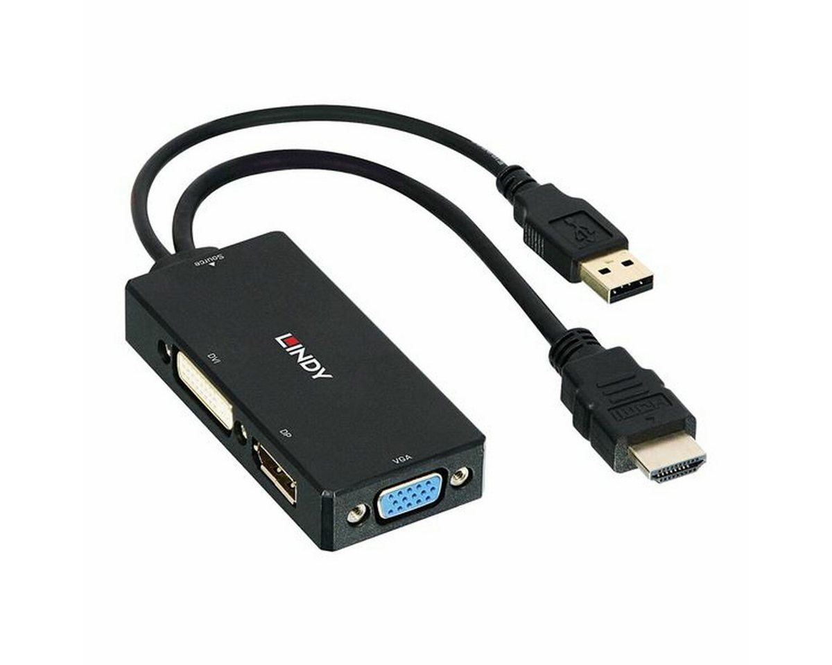 Lindy Adapter, HDMI-zu-DisplayPort-Adapter LINDY 38182 Schwarz Lindy Adapter, HDMI-zu-DisplayPort-Adapter LINDY 38182 Schwarz von Lindy