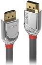 Lindy CROMO - DisplayPort-Kabel - DisplayPort (M) bis DisplayPort (M) - DisplayPort 1.2 - 2 m - rund, 4K Unterstützung - Grau von Lindy