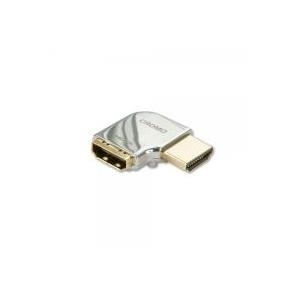 Lindy CROMO - Rechtwinkliger Adapter - HDMI - HDMI, 19-polig (W) - HDMI, 19-polig (M) - abgeschirmt (41507) von Lindy