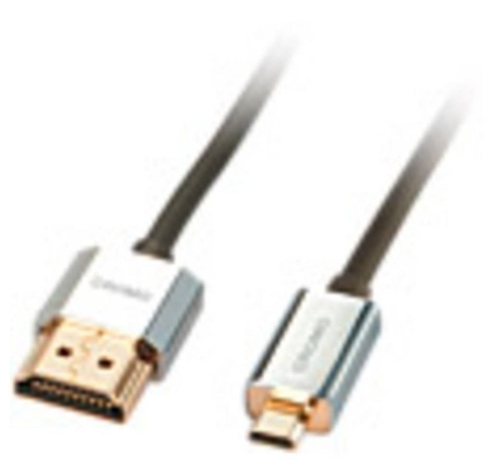 Lindy CROMO Slim High Speed HDMI to micro HDMI Cable HDMI-Kabel, 4K UHD, OFC-Leiter, Rund, doppelt geschirmt, extrem dünn, vergoldete S Lindy CROMO Slim High Speed HDMI to micro HDMI Cable HDMI-Kabel, 4K UHD, OFC-Leiter, Rund, doppelt geschirmt, extrem dünn, vergoldete S von Lindy