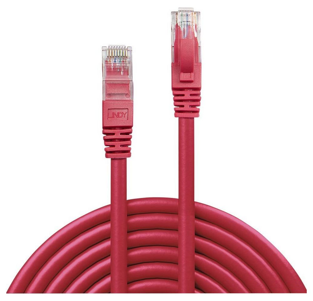 Lindy Cat.6 U/UTP Kabel,5m LAN-Kabel, (5.00 cm), mit Rastnasenschutz von Lindy
