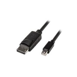 Lindy - DisplayPort-Kabel - Mini DisplayPort (M) - DisplayPort (M) - 5,0m (DisplayPort 1,2) - verriegelt - Schwarz (41648) von Lindy