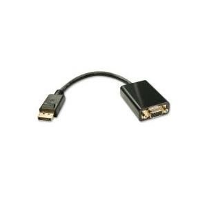 Lindy DisplayPort to VGA Adapter - Externer Videoadapter - D-Sub, DisplayPort - Schwarz (41006) von Lindy
