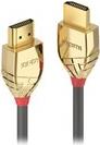 Lindy Gold - HDMI mit Ethernetkabel - HDMI (M) bis HDMI (M) - 7,5m - Dreifachisolierung - Grau - 4K Unterstützung (37865) von Lindy