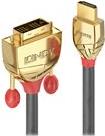 Lindy Gold Line - Videokabel - HDMI / DVI - HDMI (M) bis DVI-D (M) - 10,0m - Dreifachisolierung - Grau (36198) von Lindy