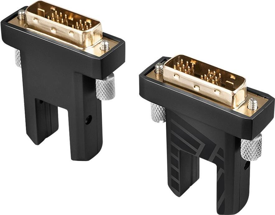 Lindy - HDMI mit Ethernet Kabelset - mikro HDMI (M) bis mikro HDMI (M) - 20,0m - Hybrid Kupfer/Kohlefaser - Schwarz - 4K Unterst�tzung (38321) von Lindy