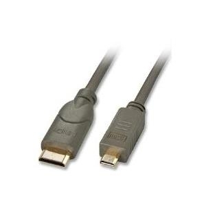 Lindy High Speed HDMI Cable - Video-/Audio-/Netzwerkkabel - HDMI - 19-polig Micro-HDMI (M) - Mini-HDMI, 19-polig (M) - 1,5m - abgeschirmt (41342) von Lindy