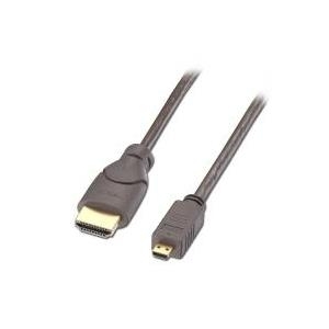 Lindy High Speed HDMI to Micro HDMI Cable with Ethernet - Video-/Audio-/Netzwerkkabel - HDMI - HDMI, 19-polig (M) - 19-polig Micro-HDMI (M) - 50 cm (41350) von Lindy