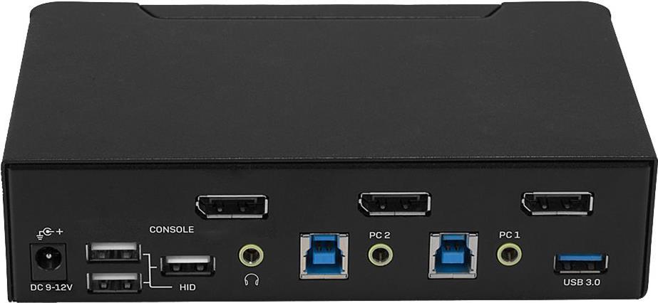 Lindy - KVM-/Audio-/USB-Switch - 2 x KVM/Audio/USB - 1 lokaler Benutzer - Desktop (39312) von Lindy