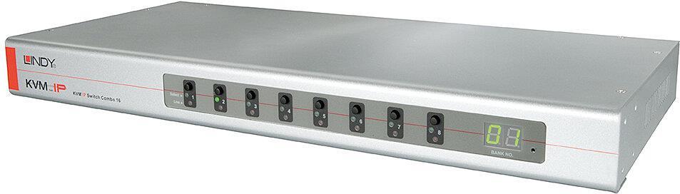 Lindy - KVM-Switch - 8 x KVM port(s) - an Rack montierbar von Lindy