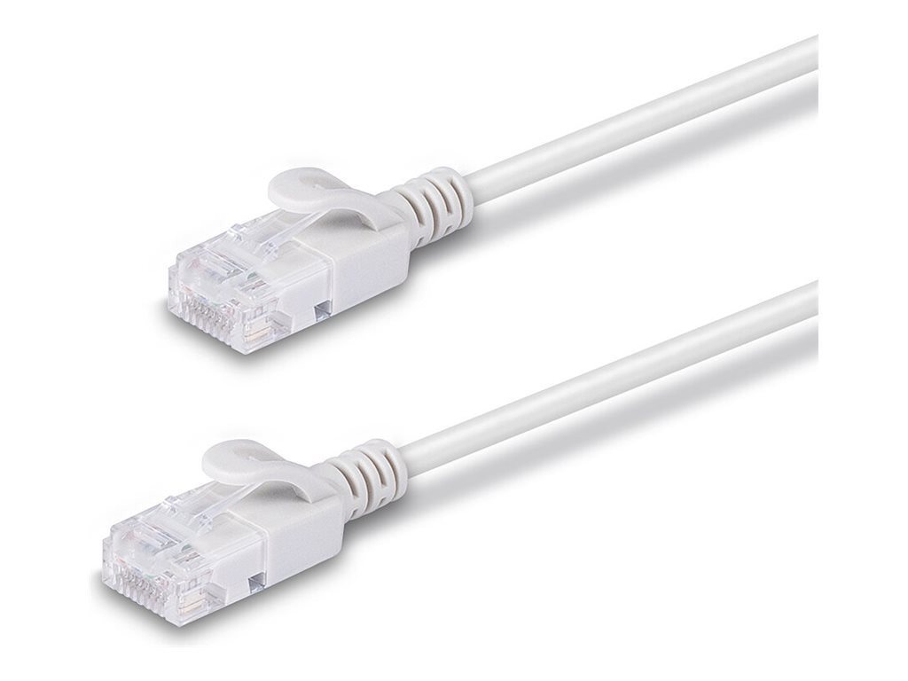 Lindy LINDY 0.5m Cat.6A U/UTP Ultra Slim Patchkabel, grau Netzwerkkabel von Lindy