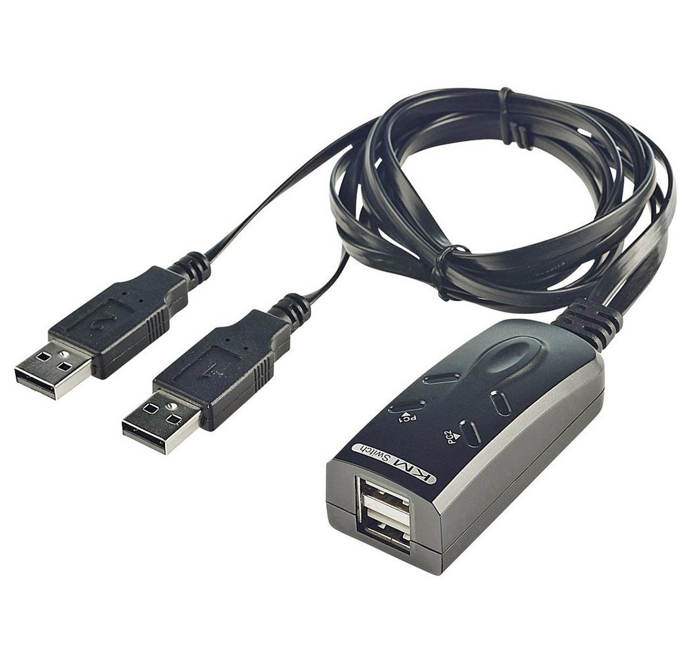 Lindy LINDY 2 Port USB KM Switch 2 Port Tastatur-/Maus-Umschalter Adapter, 110.00 cm Lindy LINDY 2 Port USB KM Switch 2 Port Tastatur-/Maus-Umschalter Adapter, 110.00 cm von Lindy