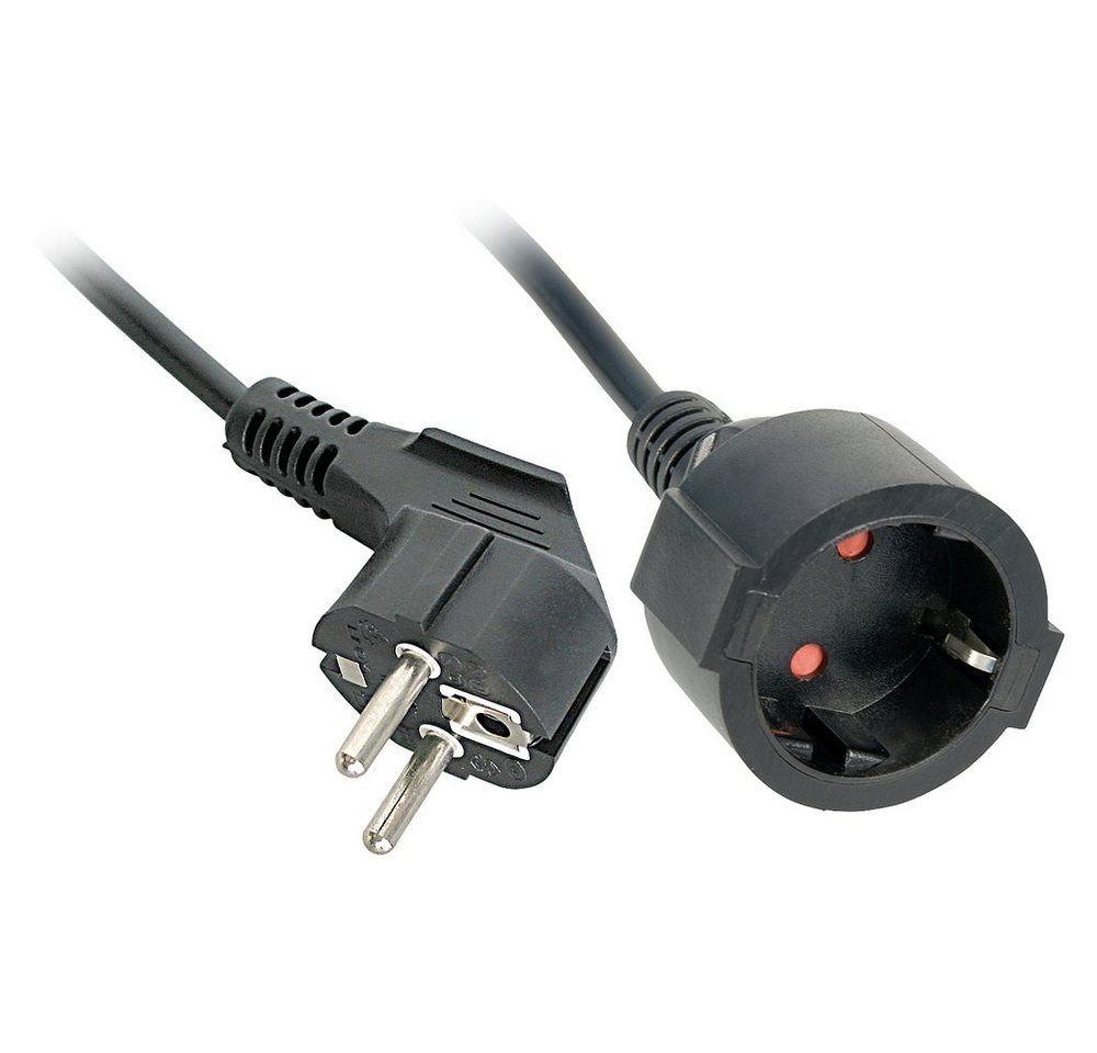 Lindy LINDY 30244 Strom Verlängerungskabel Schwarz 3 m H05VV-F 3G 1,5 mm² Verlängerungskabel, (300.00 cm) von Lindy