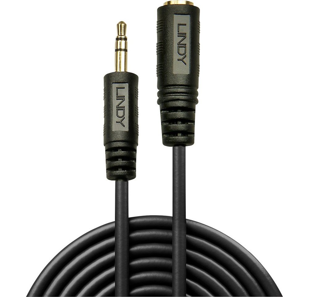 Lindy LINDY 35654 Klinke Audio Verlängerungskabel [1x Klinkenstecker 3.5 mm Audio- & Video-Kabel, (500.00 cm) von Lindy