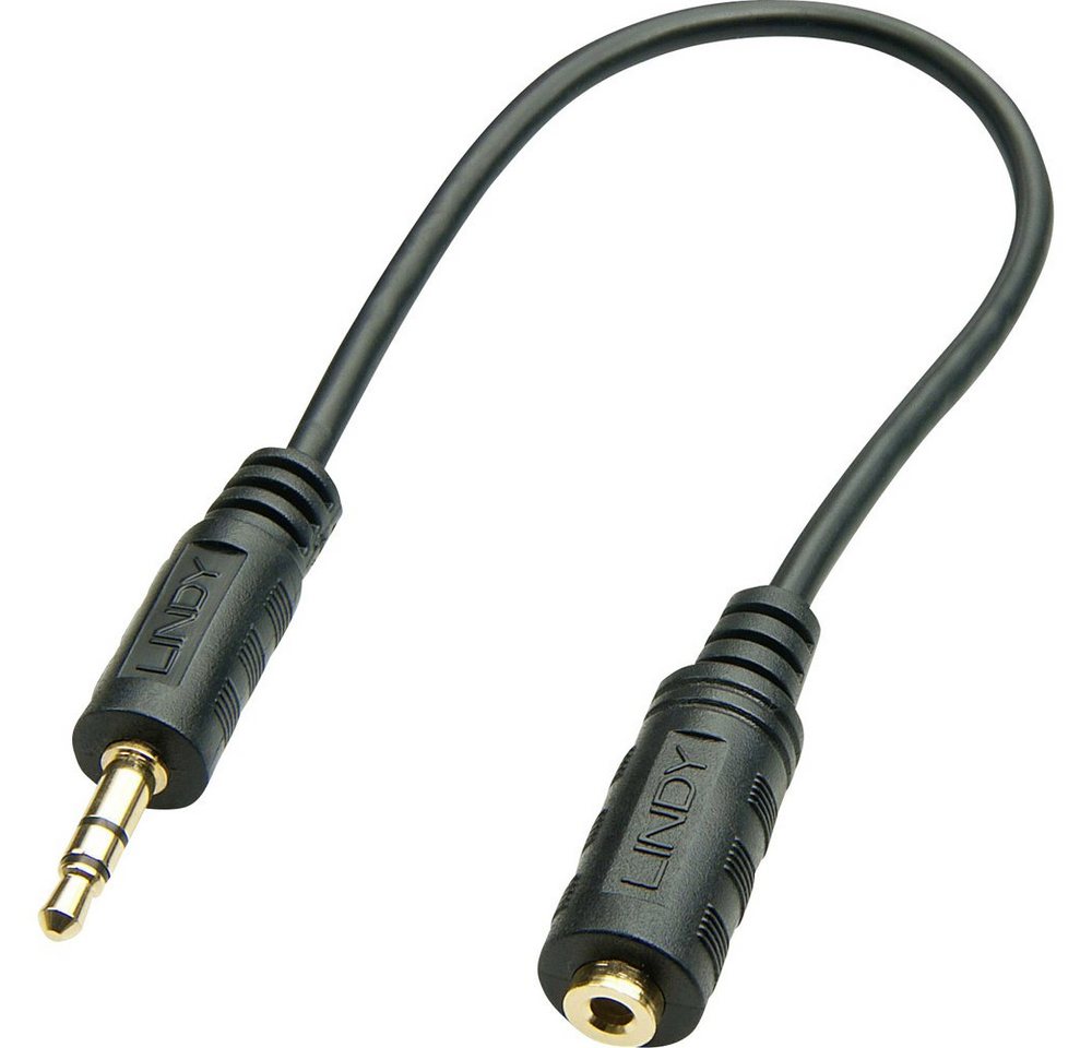 Lindy LINDY 35699 35699 Klinke Audio Adapterkabel [1x Klinkenstecker 3.5 mm Audio-Adapter, 20.00 cm von Lindy