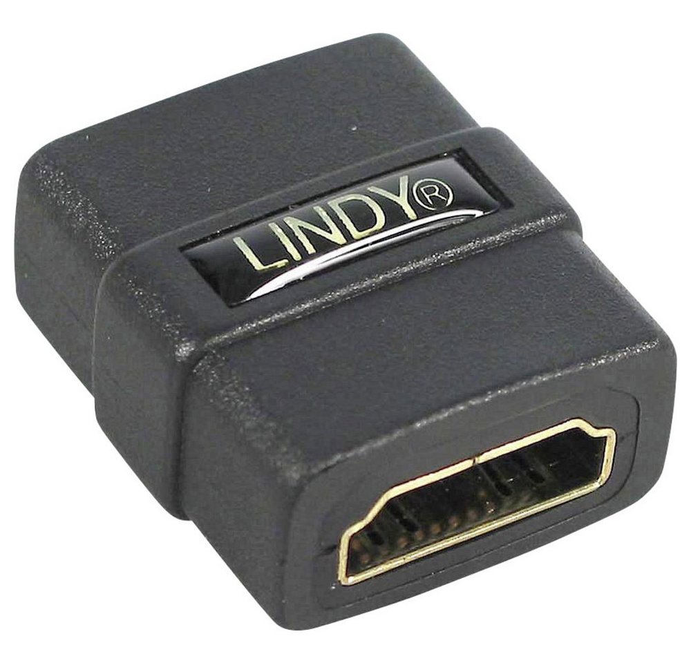 Lindy LINDY 41230 HDMI Adapter [1x HDMI-Buchse - 1x HDMI-Buchse] Schwarz TV-Adapter von Lindy