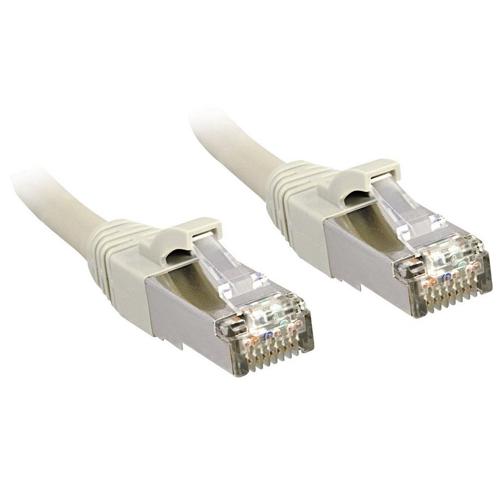 Lindy LINDY 45597 RJ45 Netzwerkkabel, Patchkabel CAT 6 S/FTP 100.00 m Grau m Netzkabel, (10000.00 cm) von Lindy