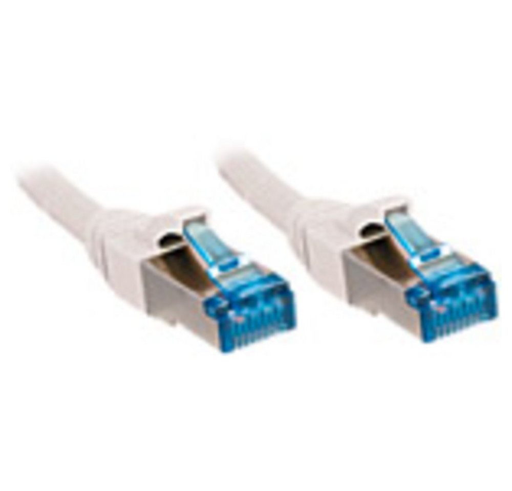 Lindy LINDY 47200 RJ45 Netzwerkkabel, Patchkabel CAT 6a S/FTP 20.00 m Weiß Netzkabel, (20.00 cm) von Lindy