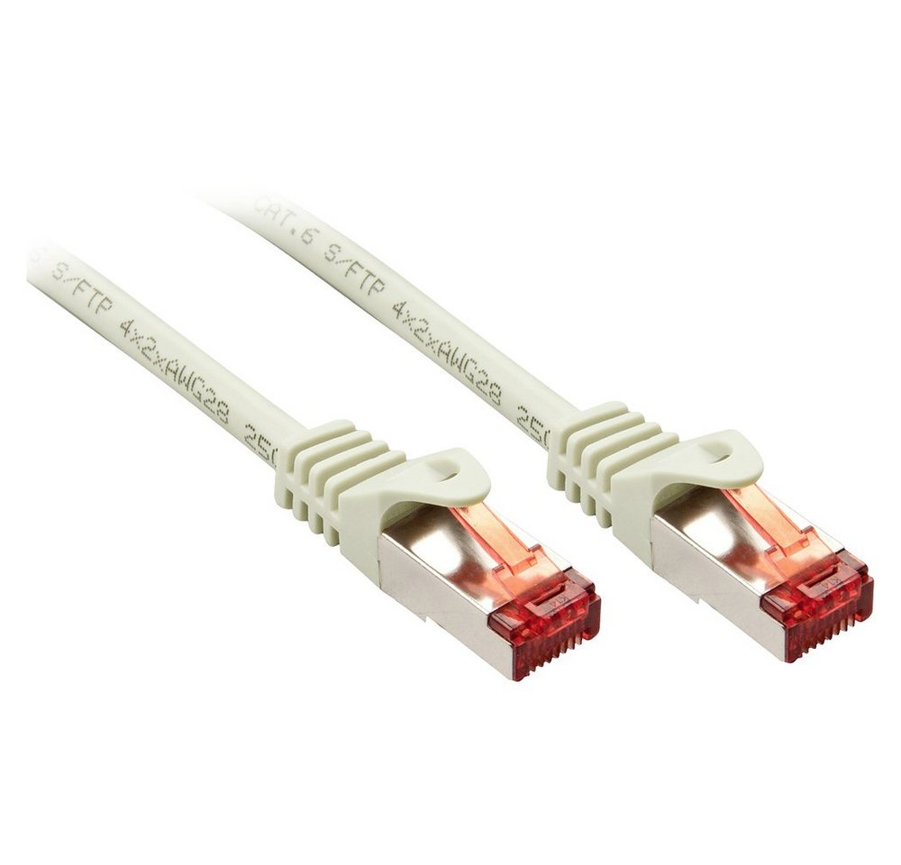 Lindy LINDY 47343 RJ45 Netzwerkkabel, Patchkabel CAT 6 S/FTP 1.50 m Grau 1 Netzkabel, (150.00 cm) von Lindy