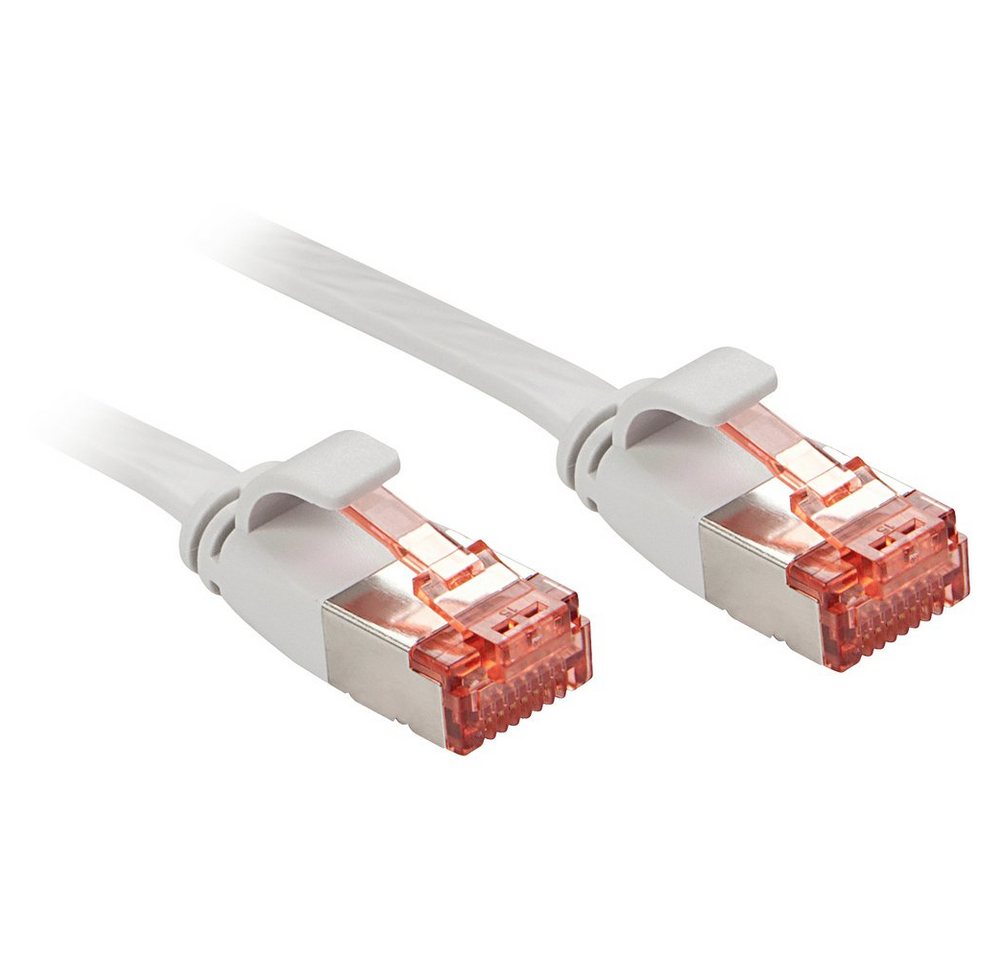 Lindy LINDY 47553 RJ45 Netzwerkkabel, Patchkabel CAT 6 U/FTP 3.00 m Grau 1 Netzkabel, (300.00 cm) von Lindy
