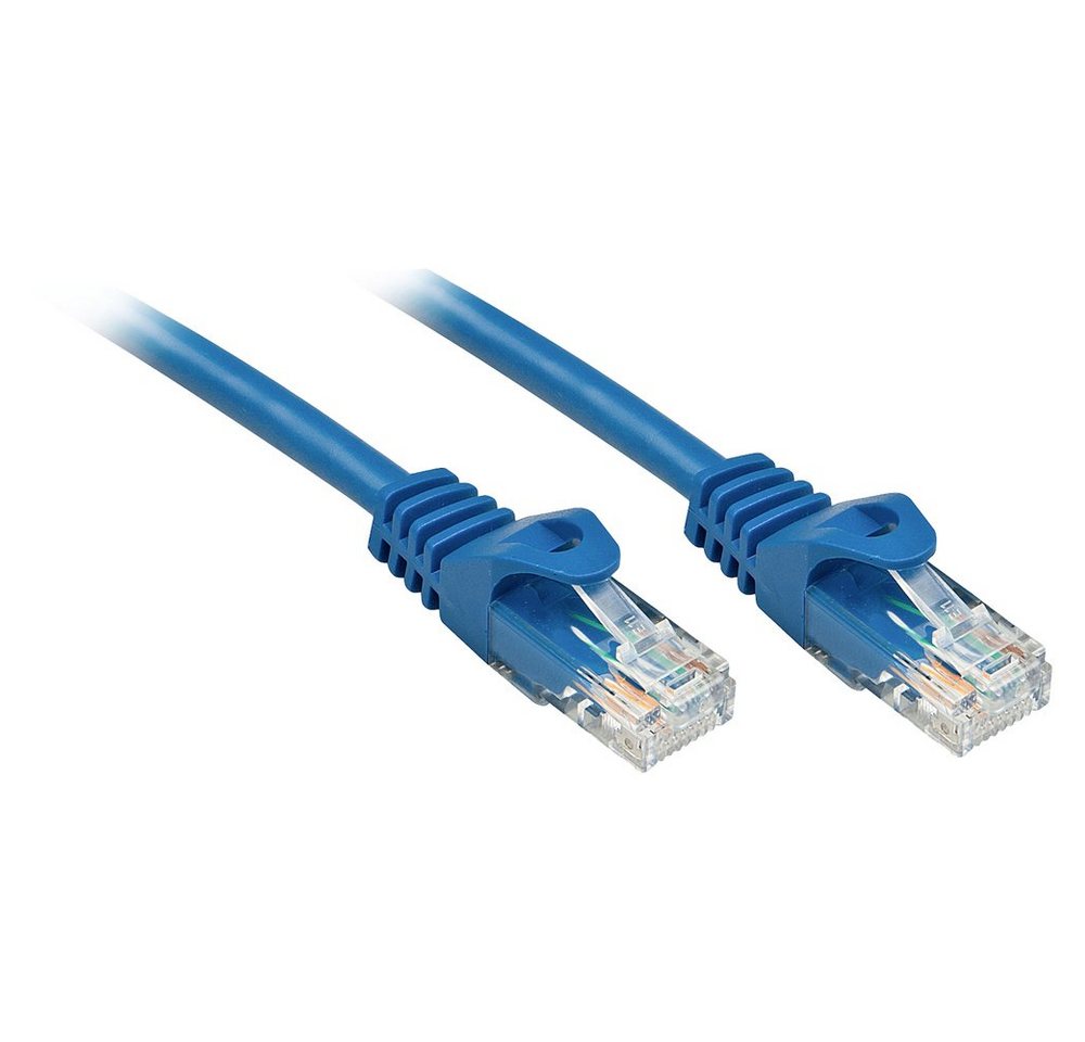 Lindy LINDY 48172 RJ45 Netzwerkkabel, Patchkabel CAT 6 U/UTP 1.00 m Blau 1 Netzkabel, (100.00 cm) von Lindy
