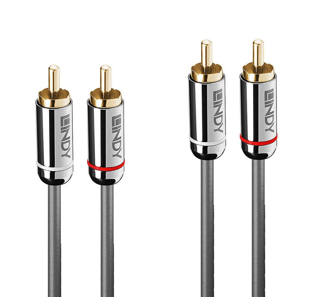 Lindy LINDY Audiokabel Dual Phono 3.5mm Cromo line 2m Audio-Kabel Lindy LINDY Audiokabel Dual Phono 3.5mm Cromo line 2m Audio-Kabel von Lindy