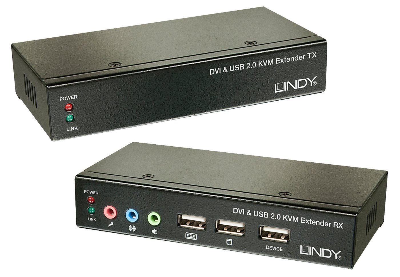 Lindy LINDY Cat.5 KVM Extender Classic DVI USB Audio, 50 Computer-Kabel von Lindy