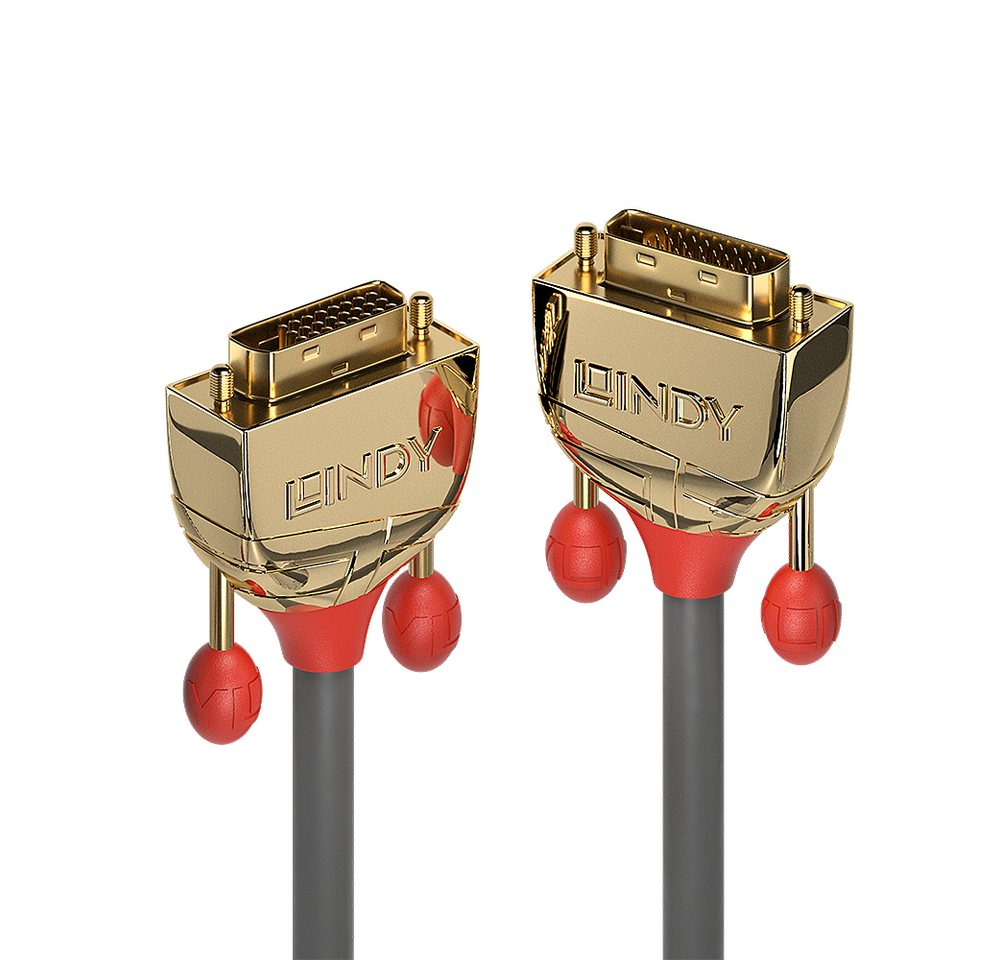 Lindy LINDY DVI-D Dual Link Kabel 1.00m Gold Line Computer-Kabel Lindy LINDY DVI-D Dual Link Kabel 1.00m Gold Line Computer-Kabel von Lindy