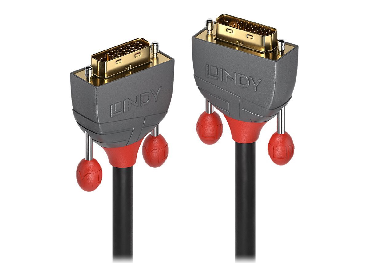 Lindy LINDY DVI-D Dual Link Kabel 2m, Anthra Line Computer-Kabel Lindy LINDY DVI-D Dual Link Kabel 2m, Anthra Line Computer-Kabel von Lindy