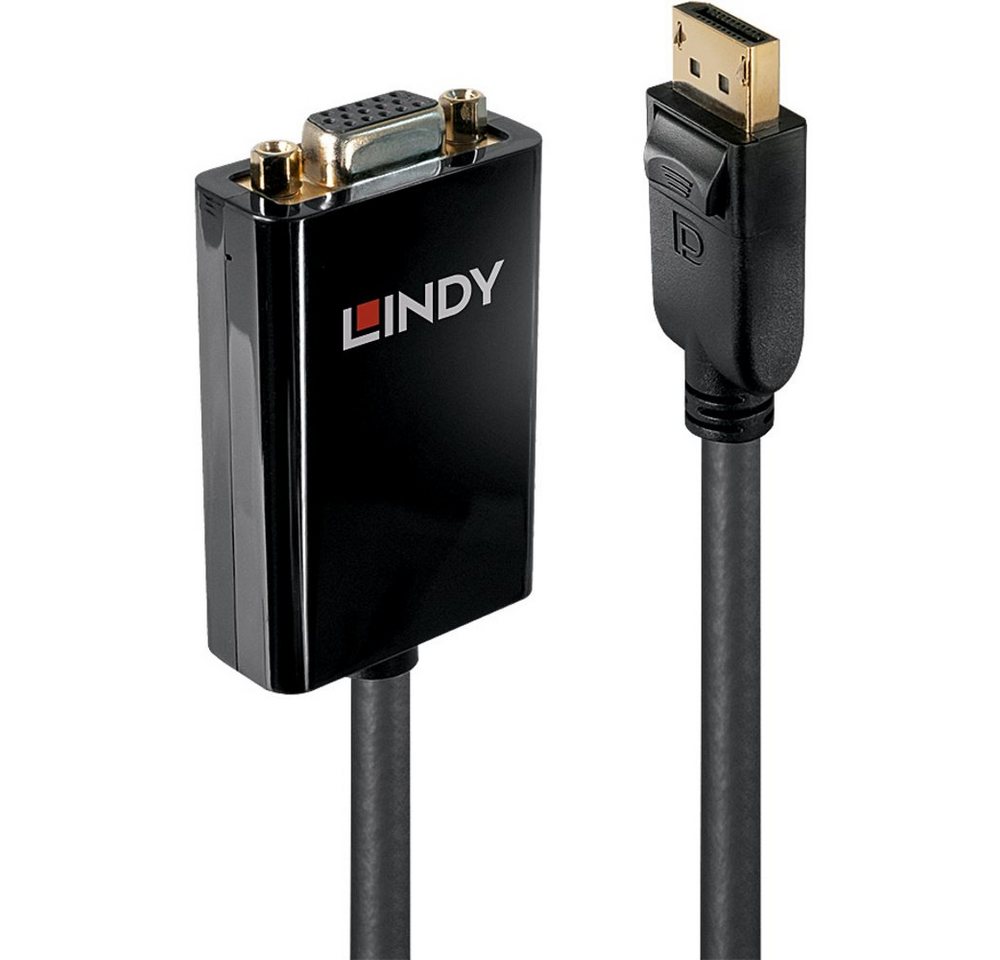 Lindy LINDY DisplayPort / VGA Adapterkabel DisplayPort Stecker, VGA 15pol. B HDMI-Kabel, (15.00 cm) von Lindy